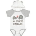 thumbnail image 1 of Inktastic My Grandpa Loves Me Boys or Girls Baby Bodysuit, 1 of 5