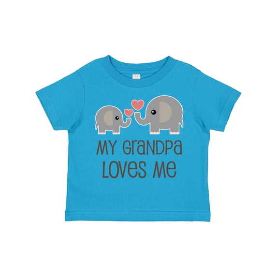 Inktastic My Grandpa Loves Me Boys or Girls Toddler T-Shirt