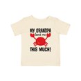 thumbnail image 1 of Inktastic My Grandpa Loves Me Crab Boys or Girls Baby T-Shirt, 1 of 5