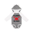 thumbnail image 1 of Inktastic My Grandpa Loves Me Crab Boys or Girls Long Sleeve Baby Bodysuit, 1 of 5