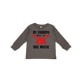 thumbnail image 1 of Inktastic My Grandpa Loves Me Crab Boys or Girls Long Sleeve Toddler T-Shirt, 1 of 5