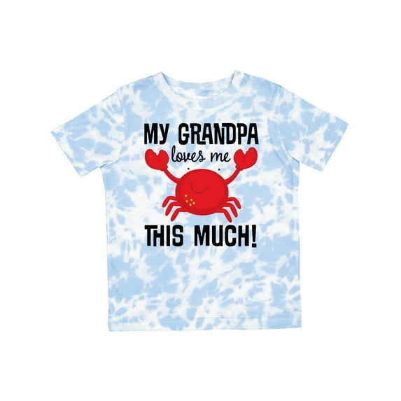 Inktastic My Grandpa Loves Me Crab Boys or Girls Toddler T-Shirt