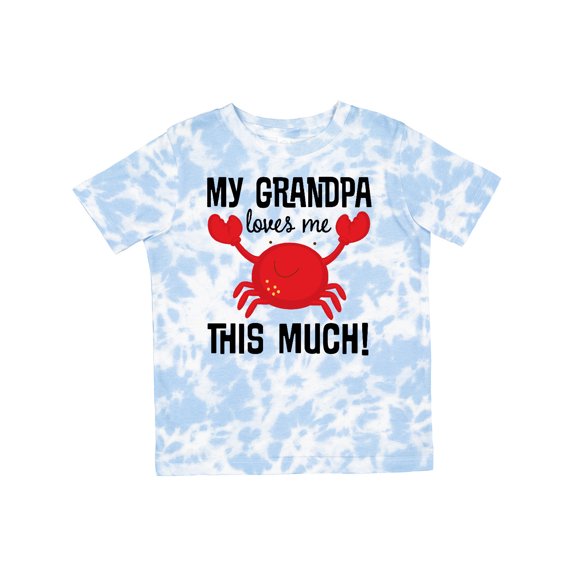 Inktastic My Grandpa Loves Me Crab Boys or Girls Toddler T-Shirt