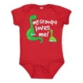 thumbnail image 1 of Inktastic My Grandpa Loves Me Dinosaur Boys Baby Bodysuit, 1 of 5