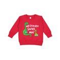 thumbnail image 1 of Inktastic My Grandpa Loves Me Dinosaur Toddler Sweatshirt, 1 of 4
