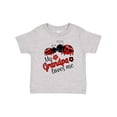 thumbnail image 1 of Inktastic My Grandpa Loves Me with Cute Ladybugs Boys or Girls Baby T-Shirt, 1 of 5