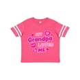 thumbnail image 1 of Inktastic My Grandpa Loves Me with Hearts and Kiss Boys or Girls Toddler T-Shirt, 1 of 5