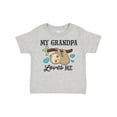 thumbnail image 1 of Inktastic My Grandpa Loves Me with Sloth and Hearts Boys or Girls Toddler T-Shirt, 1 of 5