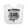 thumbnail image 1 of Inktastic My Grandpa Was So Amazing God Made Him an Angel Boys or Girls Baby Bib, 1 of 4