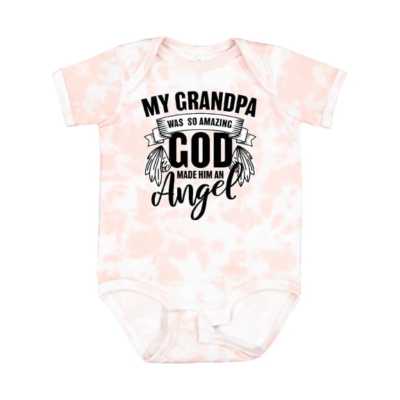 Inktastic My Grandpa Was So Amazing God Made Him an Angel Boys or Girls Baby Bodysuit