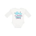 thumbnail image 1 of Inktastic My Grandpa Whale-y Loves Me Boys or Girls Long Sleeve Baby Bodysuit, 1 of 5