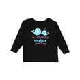 thumbnail image 1 of Inktastic My Grandpa Whale-y Loves Me Boys or Girls Long Sleeve Toddler T-Shirt, 1 of 5