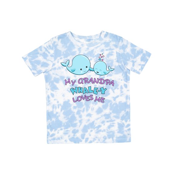 Inktastic My Grandpa Whale-y Loves Me Boys or Girls Toddler T-Shirt