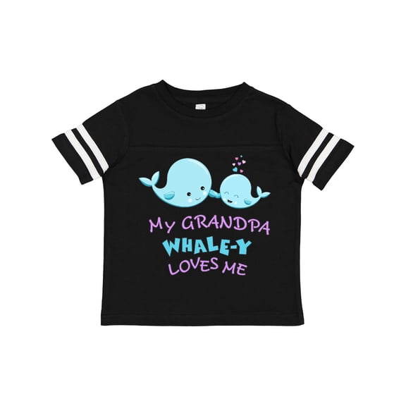 Inktastic My Grandpa Whale-y Loves Me Boys or Girls Toddler T-Shirt