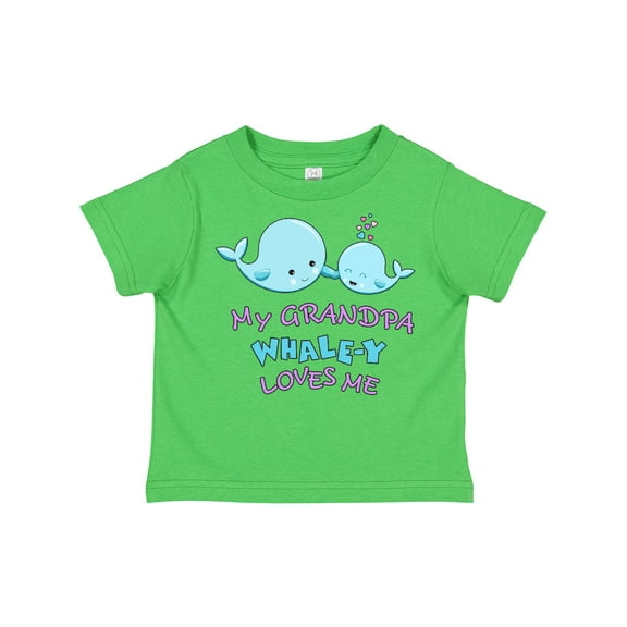 Inktastic My Grandpa Whale-y Loves Me Boys or Girls Toddler T-Shirt