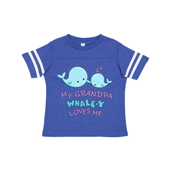 Inktastic My Grandpa Whale-y Loves Me Boys or Girls Toddler T-Shirt