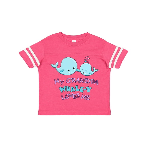 Inktastic My Grandpa Whale-y Loves Me Boys or Girls Toddler T-Shirt