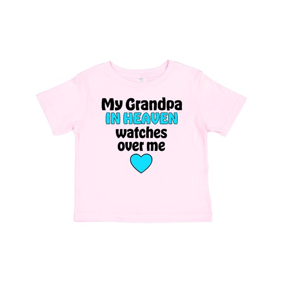 Inktastic My Grandpa in Heaven Watches over Me Boys or Girls Baby T-Shirt