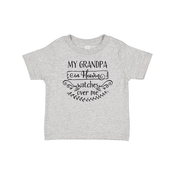 Inktastic My Grandpa in Heaven Watches over Me Boys or Girls Baby T-Shirt