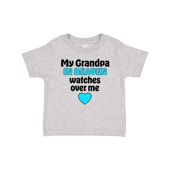 Inktastic My Grandpa in Heaven Watches over Me Boys or Girls Baby T-Shirt