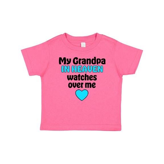 Inktastic My Grandpa in Heaven Watches over Me Boys or Girls Baby T-Shirt
