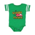 thumbnail image 1 of Inktastic My Grandpa is a Firefighter with Fire Truck Boys or Girls Baby Bodysuit, 1 of 5