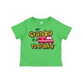 thumbnail image 1 of Inktastic My Grandpa is a Firefighter with Fire Truck Boys or Girls Toddler T-Shirt, 1 of 5