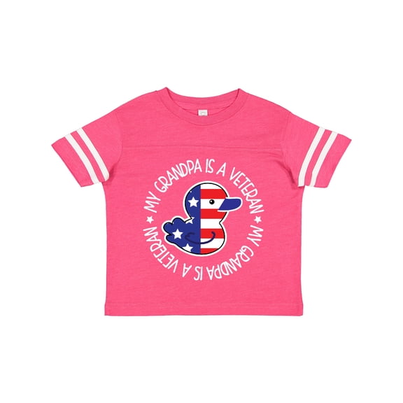 Inktastic My Grandpa is a Veteran Military Family Boys or Girls Toddler T-Shirt