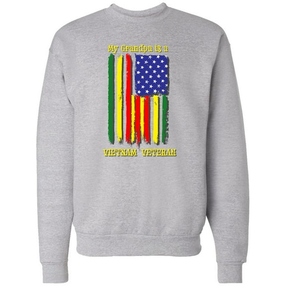 Inktastic My Grandpa is a Vietnam Veteran Adult Sweatshirt
