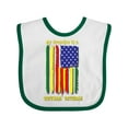 thumbnail image 1 of Inktastic My Grandpa is a Vietnam Veteran Boys or Girls Baby Bib, 1 of 4