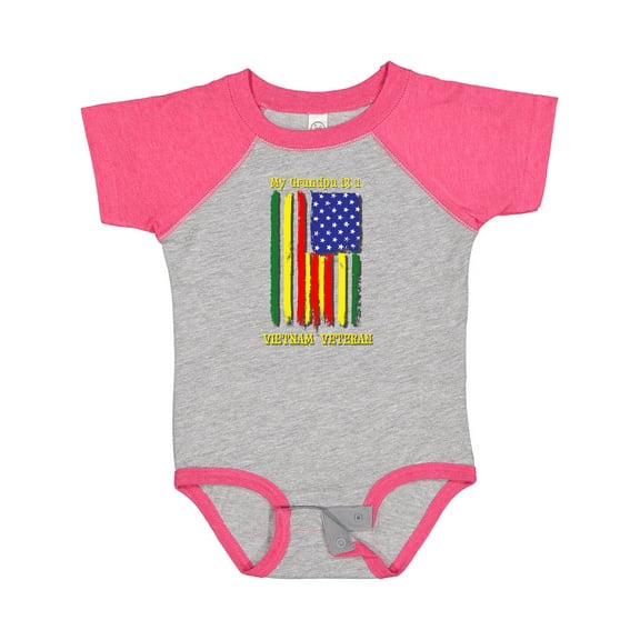 Inktastic My Grandpa is a Vietnam Veteran Boys or Girls Baby Bodysuit