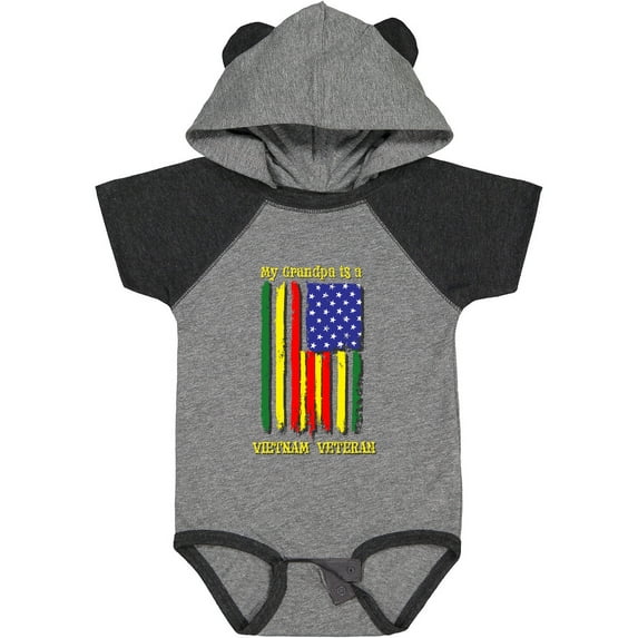 Inktastic My Grandpa is a Vietnam Veteran Boys or Girls Baby Bodysuit