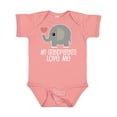 thumbnail image 1 of Inktastic My Grandparents Love Me Baby Clothes Boys or Girls Baby Bodysuit, 1 of 5