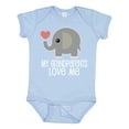 thumbnail image 1 of Inktastic My Grandparents Love Me Baby Clothes Boys or Girls Baby Bodysuit, 1 of 5