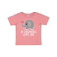thumbnail image 1 of Inktastic My Grandparents Love Me Baby Clothes Boys or Girls Baby T-Shirt, 1 of 5