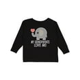 thumbnail image 1 of Inktastic My Grandparents Love Me Baby Clothes Boys or Girls Long Sleeve Toddler T-Shirt, 1 of 5