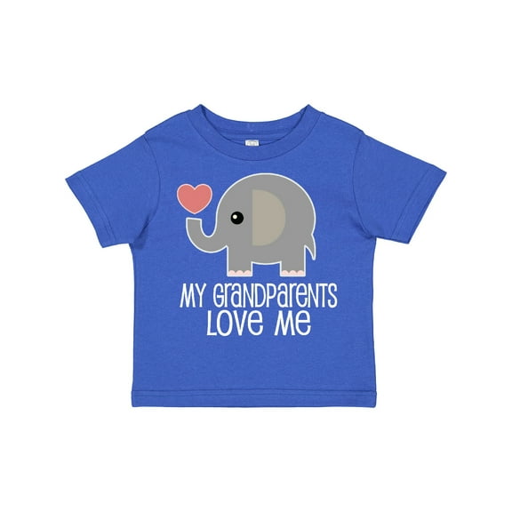 Inktastic My Grandparents Love Me Baby Clothes Boys or Girls Toddler T-Shirt