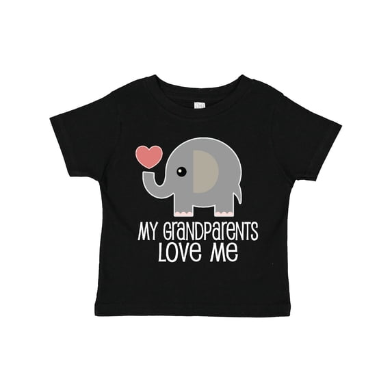 Inktastic My Grandparents Love Me Baby Clothes Boys or Girls Toddler T-Shirt