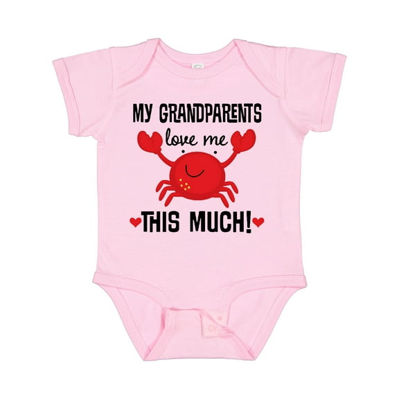 Inktastic My Grandparents Love Me Boys or Girls Baby Bodysuit