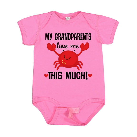 Inktastic My Grandparents Love Me Boys or Girls Baby Bodysuit