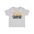 thumbnail image 1 of Inktastic My Grandparents Love Me Boys or Girls Baby T-Shirt, 1 of 5
