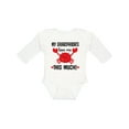 thumbnail image 1 of Inktastic My Grandparents Love Me Boys or Girls Long Sleeve Baby Bodysuit, 1 of 5