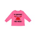 thumbnail image 1 of Inktastic My Grandparents Love Me Boys or Girls Long Sleeve Toddler T-Shirt, 1 of 5