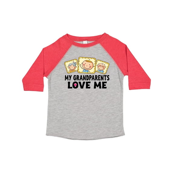 Inktastic My Grandparents Love Me Boys or Girls Toddler T-Shirt