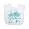 thumbnail image 1 of Inktastic My Grandparents Love Me Childs Boys or Girls Baby Bib, 1 of 4