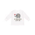 thumbnail image 1 of Inktastic My Grandparents Love Me Elephant Boys or Girls Long Sleeve Toddler T-Shirt, 1 of 5