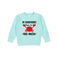 thumbnail image 1 of Inktastic My Grandparents Love Me Toddler Sweatshirt, 1 of 4