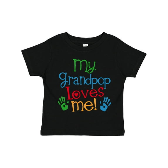 Inktastic My Grandpop Loves Me Boys or Girls Toddler T-Shirt