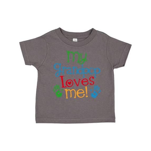 Inktastic My Grandpop Loves Me Boys or Girls Toddler T-Shirt
