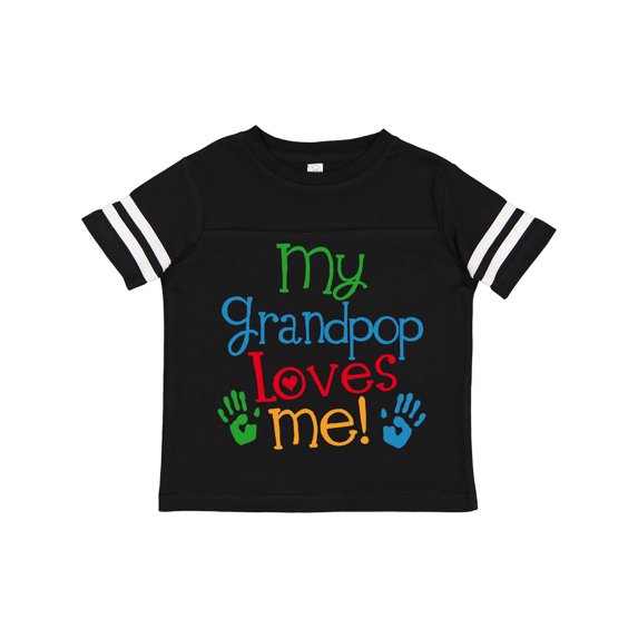 Inktastic My Grandpop Loves Me Boys or Girls Toddler T-Shirt